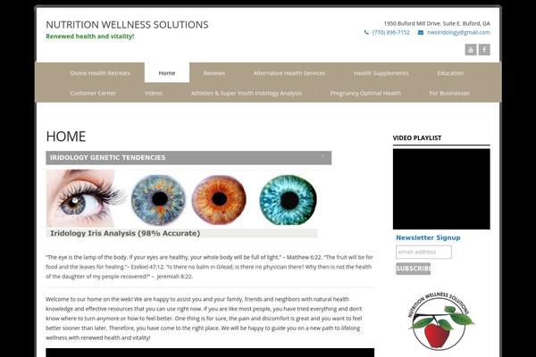 Felicity theme site design template sample