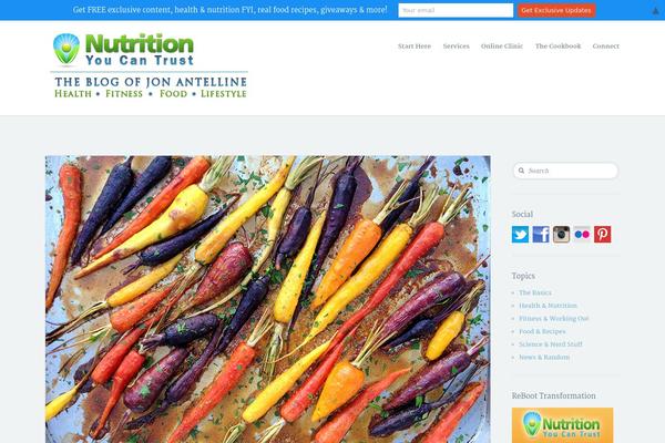 Author theme site design template sample