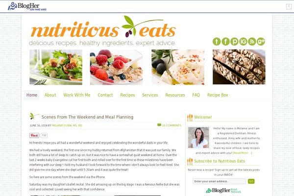 Foodie Pro theme site design template sample