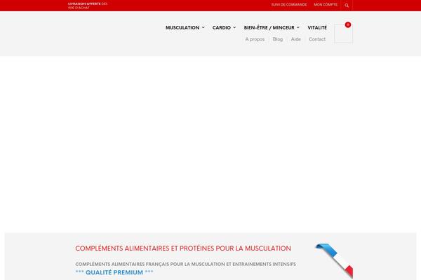 The Retailer Child theme site design template sample