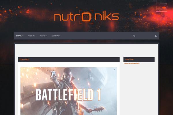 Oblivion theme site design template sample