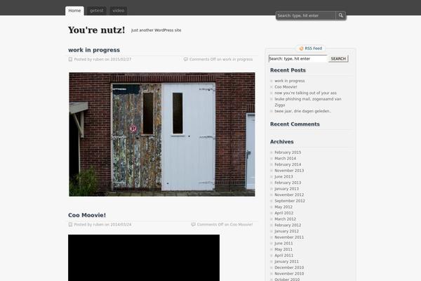 Site using Flash Video Player plugin