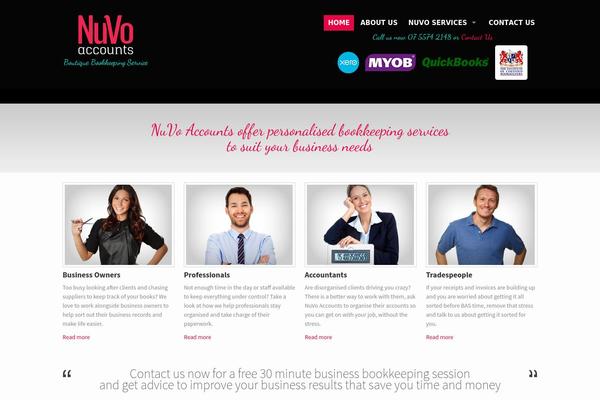 Action theme site design template sample