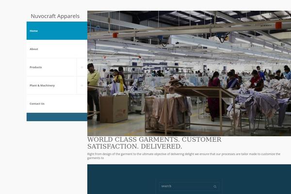 nuvocraftapparels.com site used Rttheme19