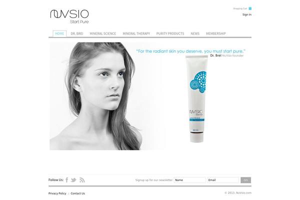 Blanco theme site design template sample
