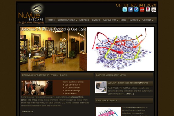 Lifestyle theme site design template sample