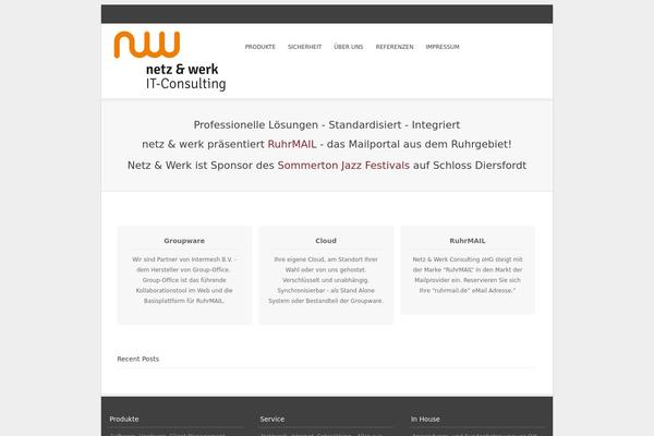 Bota theme site design template sample