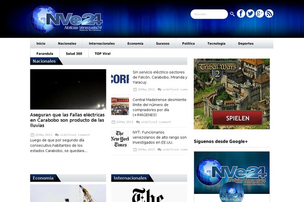 GeoPlaces website example screenshot