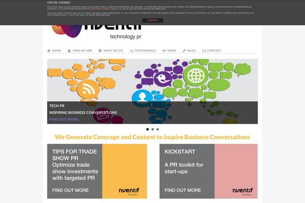 Digitalis theme site design template sample