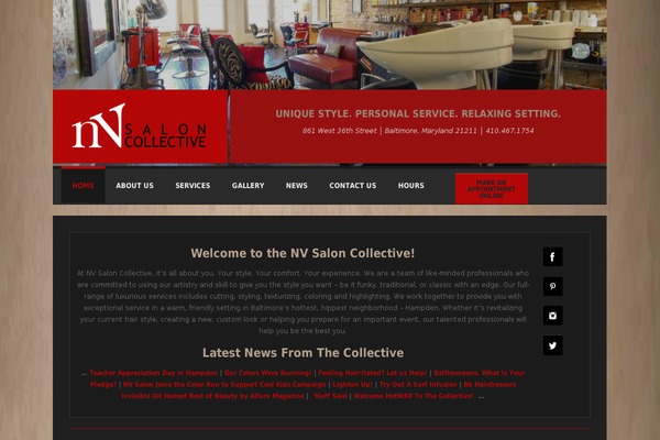 Spalon theme site design template sample