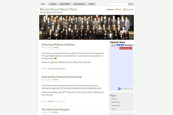 Misty Look theme site design template sample
