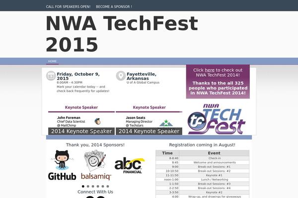 Event Manager theme site design template sample