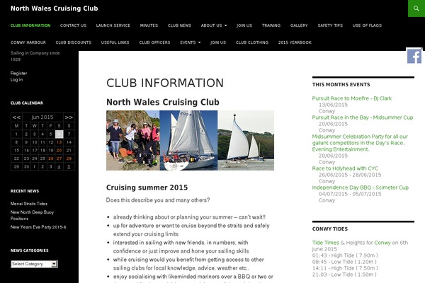 Site using Floating Social Media Links plugin