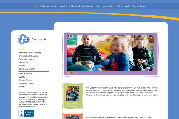 nwcenterkids.org site used Kids