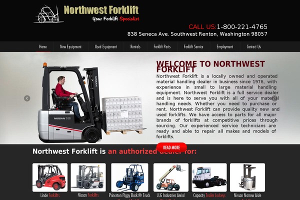Northwest theme site design template sample