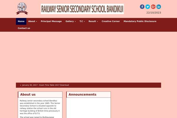 Site using News-Ticker plugin