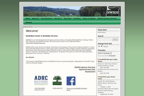 Weaver theme site design template sample