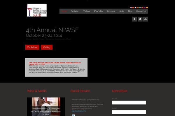 Forked theme site design template sample