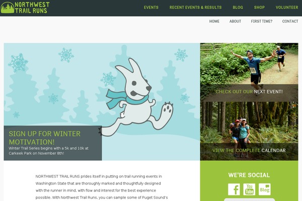 nwtrailruns.com site used Mergeo