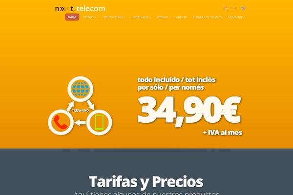 Site using Responsive Pricing Table plugin