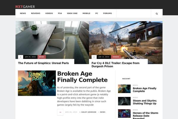 JustWrite theme site design template sample