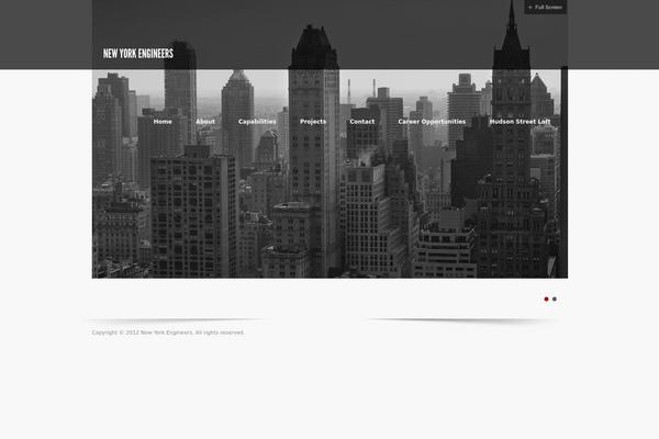 Thearchitect theme site design template sample