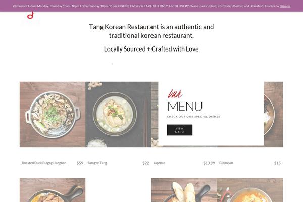 Grandrestaurant-child theme site design template sample