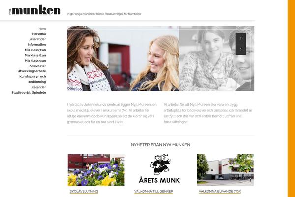 Schon theme site design template sample
