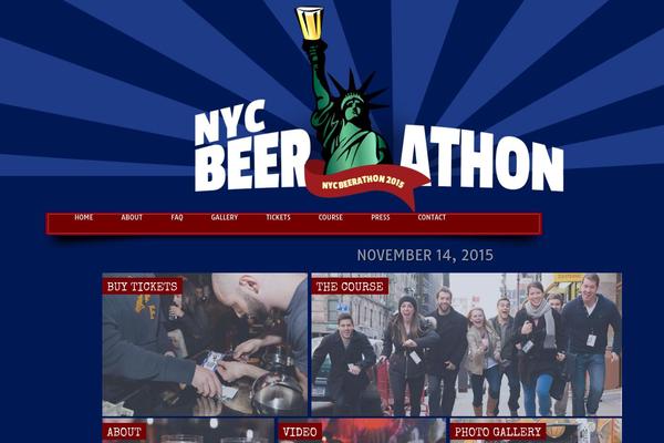 nycbeerathon.com site used Nycbeerathon2013