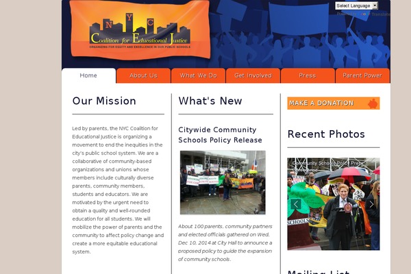 nyccej.org site used Cej