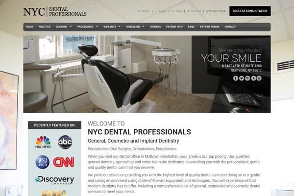 Trident Lite theme site design template sample