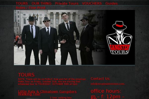 Dark-n-gritty theme site design template sample
