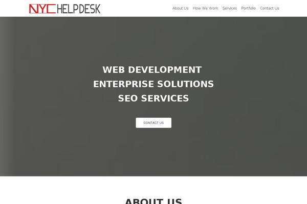 Zerif Pro theme site design template sample