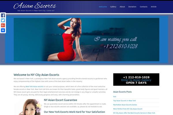 Encounters Lite theme site design template sample
