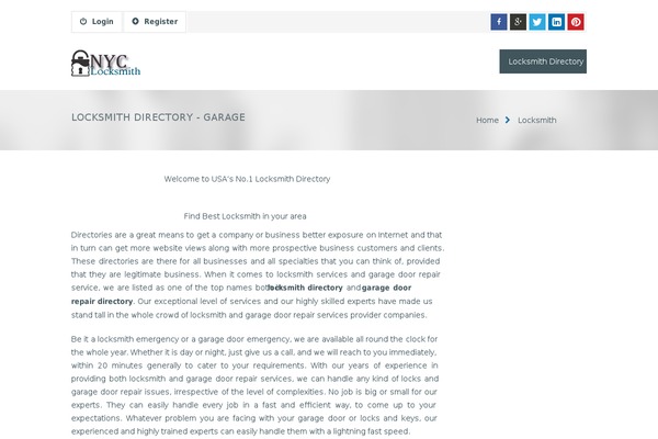 nyclocksmith.org site used Metrodir