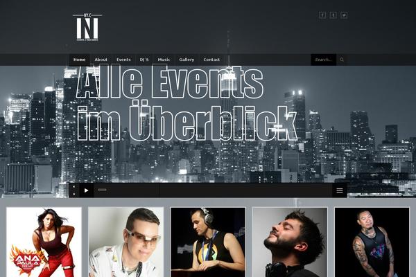 Clubix theme site design template sample