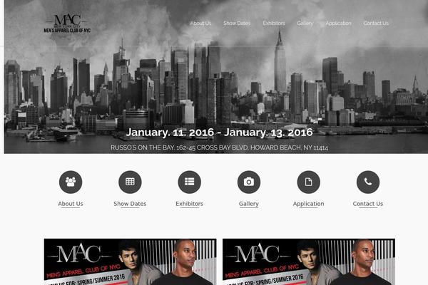 Pinnacle theme site design template sample