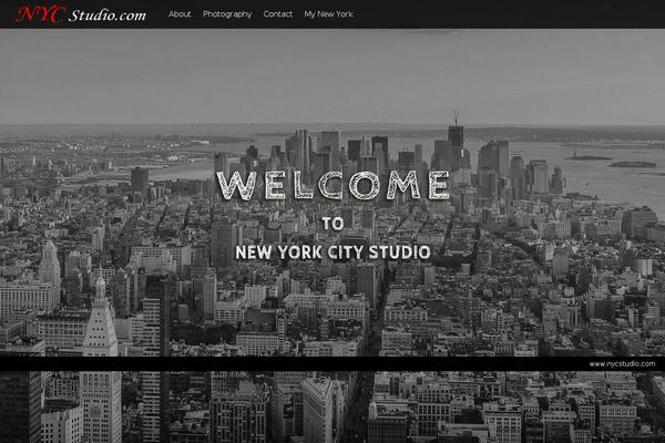 Tesseract theme site design template sample