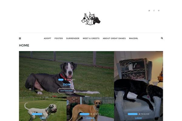 Hermes theme site design template sample