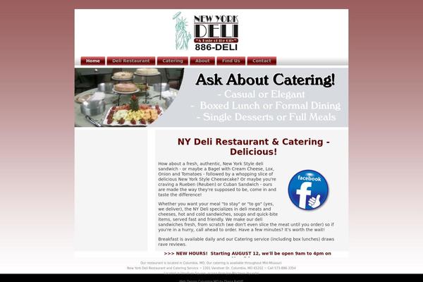 Smallbiz theme site design template sample