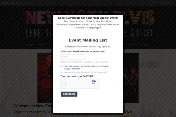 Vogue theme site design template sample