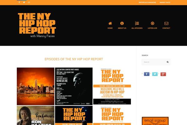 Mana theme site design template sample