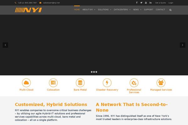 TheFox theme site design template sample