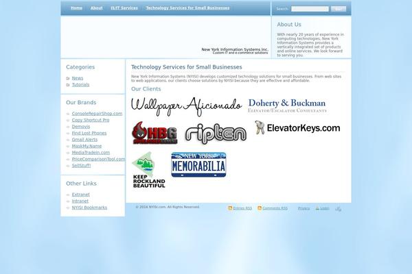 Cloudy theme site design template sample