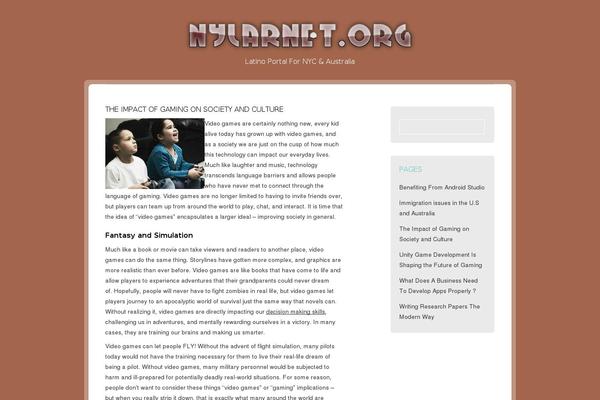 University theme site design template sample