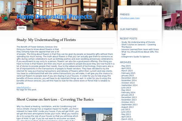 Fusion theme site design template sample
