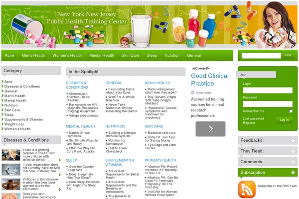 City News theme site design template sample