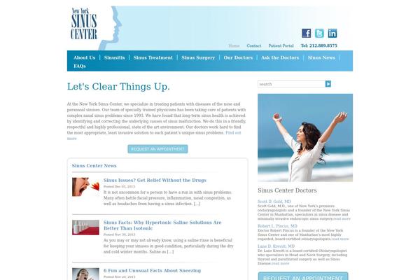 Site using cformsII - contact form plugin