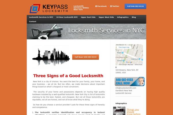 Nexus theme site design template sample