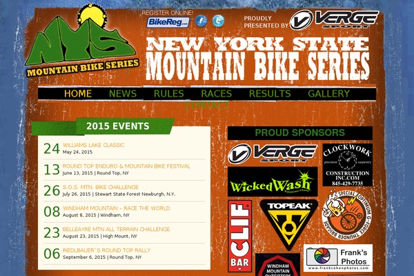 nysmtbseries.com site used Bike